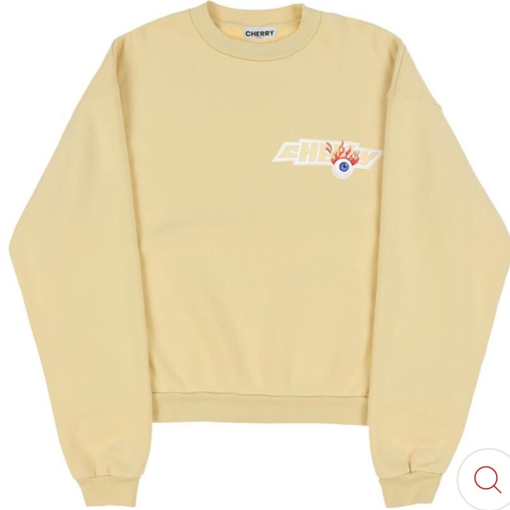 Cherry LA Cream Sweatshirt